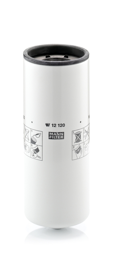 W 12 120, Oil Filter, Filter, MANN-FILTER, 1306878, FT5808, LF3727