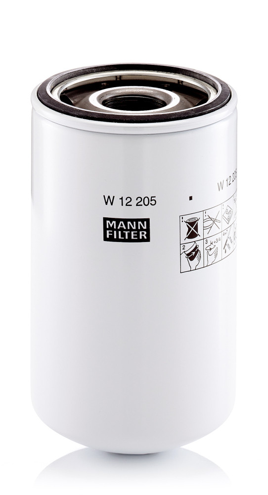 W 12 205, Ölfilter, Filter, MANN-FILTER, 1076750M1, 1-13240-046-1, 122-0756, 1240892H1, 15607-1380, 156071431, 3014654, 30-3436861, 32/925953, 3I-1242, 65-05510-5007, 9414100141, C3014654, CU331-3281, Y03414806, YZ1132400621, 1-13240-075-0, 15607-1381, 3313281, 4128800, A77537, CULF734, 1-13240-157-0, 15607-1381A, 4175914, 1132400620, 15607-1430, 4178801, 1132400622, 15607-1431