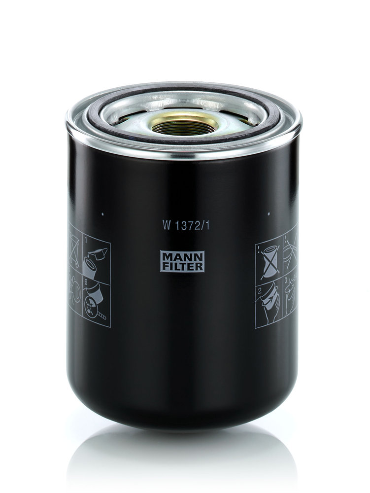 Filter, Arbeitshydraulik - W 1372/1 MANN-FILTER - 106086, 4438049, 4.64473