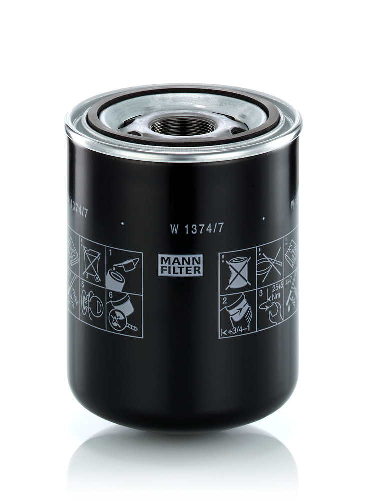 Ölfilter - W 1374/7 MANN-FILTER - 0011608970, 1535313, 40030262