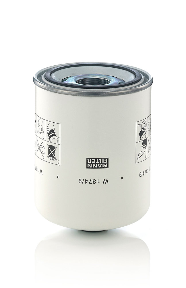Filter, Arbeitshydraulik - W 1374/9 MANN-FILTER - 04439569, 164151539100, 3607790M1