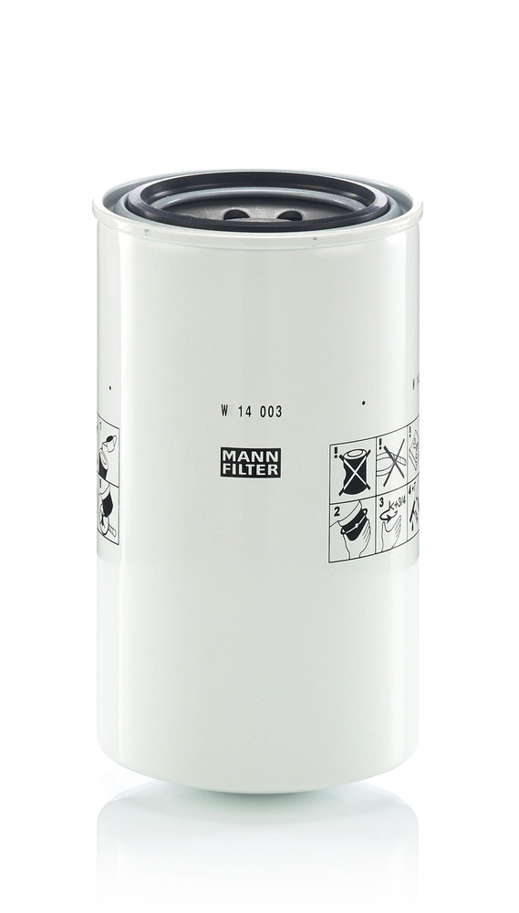 Filter, Arbeitshydraulik - W 14 003 MANN-FILTER - 1865736-1, 1931173, 57421