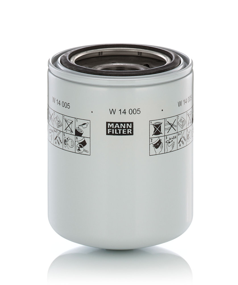 Filter, Arbeitshydraulik - W 14 005 MANN-FILTER - 179366, 25.552.00, 47131194