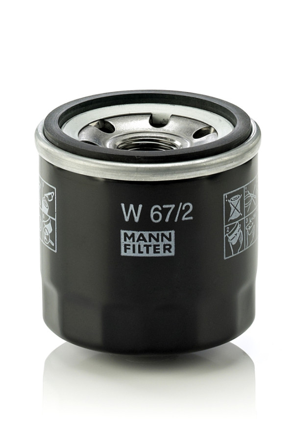 Ölfilter - W 67/2 MANN-FILTER - 1012010-01, 15208-4A00A, 15601-87107