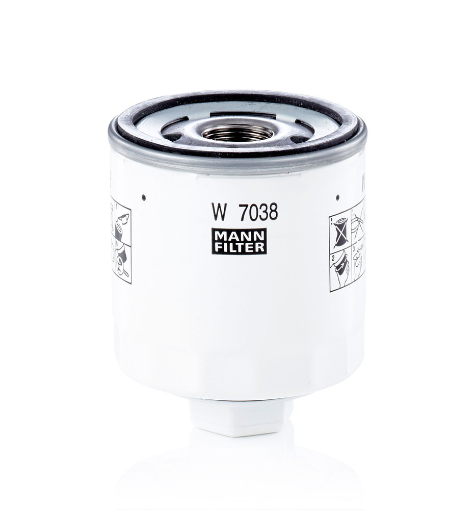 Ölfilter - W 7038 MANN-FILTER - 172255, 2027438, 23.664.00