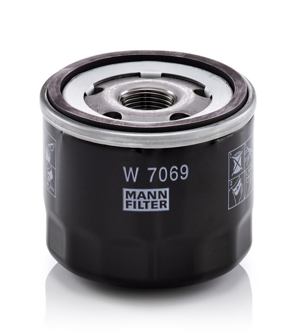 W 7069, Ölfilter, Ölfilter, MANN-FILTER, 10-04-411, 15400-RZ0-G01, 17318-40025, ADH22118, C-16260, EOF291, F026407329, FO-411S, FO677, HO-830, J1314020, LVFL816, N1314019, OC1290, OP575/2, QFL0378, WL7529, OC1549