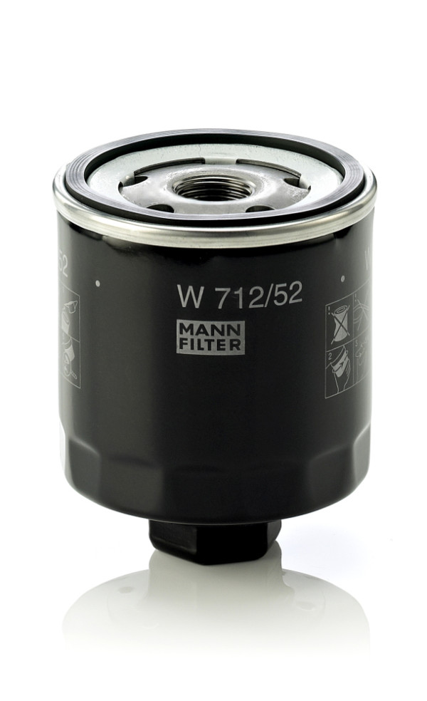 W 712/52, Oil Filter, Oil filter, MANN-FILTER, 030115561AA, 030115561AB, 030115561AD, 030115561AN, 030115561E, 030115561F, 030115561K, 030115561L, 030115561P, 0451103250, 1001150004, 10-0319, 152071758732, 15232/9, 188-OS, 2150, 22532, 23.282.00, 32922532, 4321, 586008, 61095, 656991, 7605232/9, 8671000103, ADV182102, BC-1275, C126, DO1807, EDL170