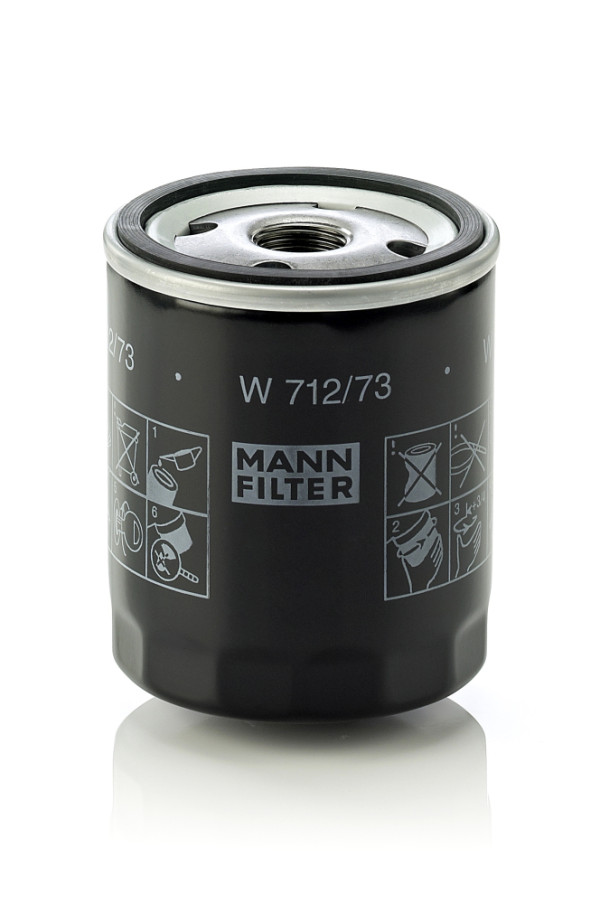 Oil Filter - W 712/73 MANN-FILTER - LF05-14-302A, LF10-14-302, LF10-14-302A