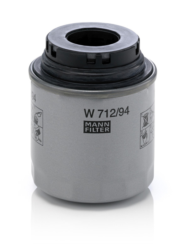 W 712/94, Oil Filter, Filter, MANN-FILTER, 03C115561D, 03C115561H, 15575, 23.573.00, 26.43.94/110, 4505VN, 4544-OS, 49666, 64908, ADV182122, C286, DO5519, EOF250, F026407116, FO634, FT6035A, H314W, LI779/91, LS391A, LVFL790, OC593/3, OP641/2, R722A, S3573R, SP-1373, V10-2102, WL7494, X4336E, Z140, Z567