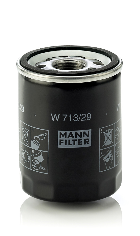 W 713/29, Oil Filter, Oil filter, MANN-FILTER, 02AJ82297, 4508334, 02C2N3587, 4H23-6714-CA, 02C2C41611, 4H23-6714-FA, 2W93-6714-AA, LR007160, 4H23-6714-BA, LR031439, 4H23-6714-GA, AJ82297, C2C41611, C2N3587, 0451103367, 10-0L-L08, 109061, A271/606, ADJ132106, ELH4426, EOF204, FO585, FO-L08S, FT5601, GFE618, H329W, L25522, LS1100, OC602, OF153