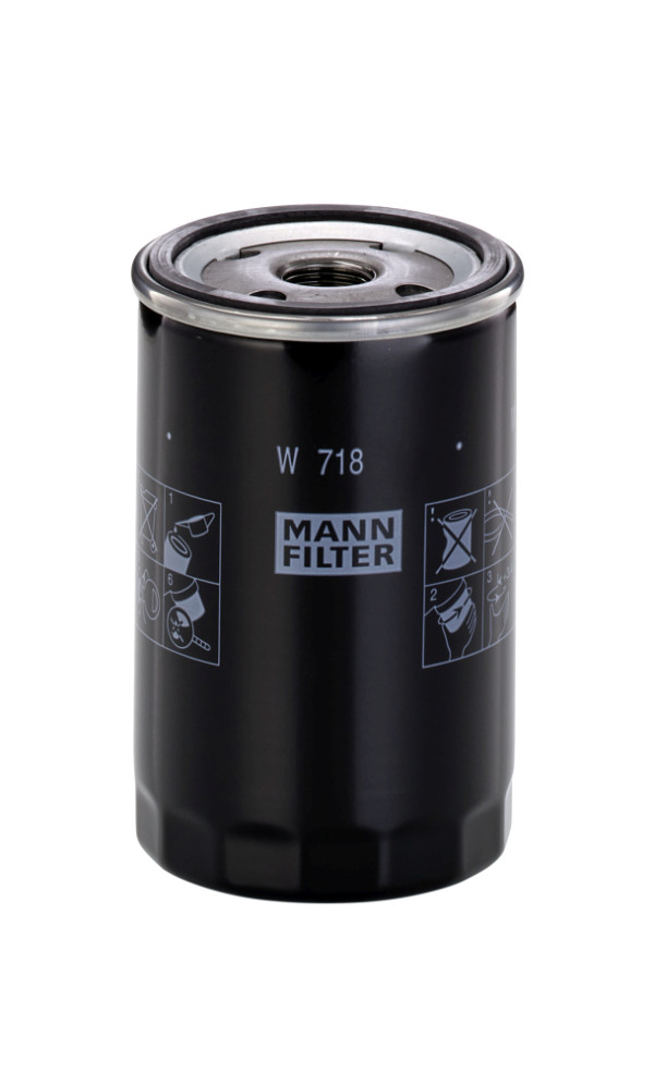 Oil Filter - W 718 MANN-FILTER - 15208-13213, 276.2175.036, 5000273