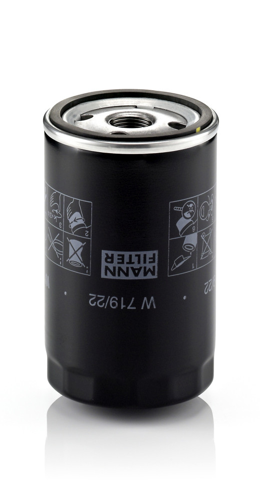 W 719/22, Ölfilter, Ölfilter, MANN-FILTER, 5017856, 944.107.201.02, 5025130, 944.107.201.05, 944.107.201.06, 944.107.201.08, 944.107.201.90, 041-8089, 0451103213, 2098, 27.44.14/110, AW131, BC-1230, EFL358, EXL-702, FB5343, FT5239, FX20014, H14W25, L27642, LS154, OC142, OL128, PH2855, PH6941, R128, SM828, SO8512, Z400, 0451103214