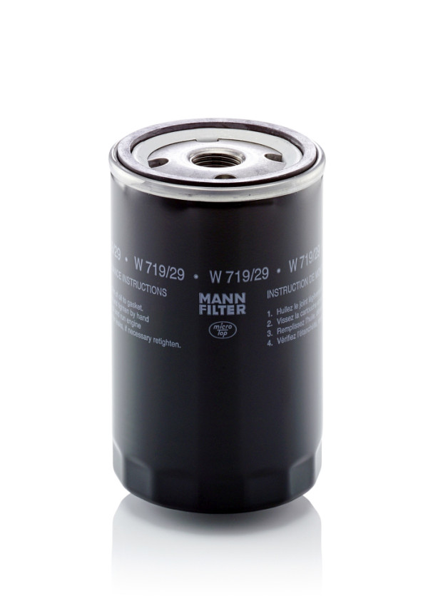 W 719/29, Ölfilter, Ölfilter, MANN-FILTER, 0649015, 3205161, 41152006, 41152006A, 510990156, 90542344, 41152006F, 91153945, 649000, 649015, 0451103360, ADA102114, EOF062, FT5144, FX0112, H14W26, J1310806, LS254, OL550, OP644, PH6682, R550, S3249R, SM107/1, VFL398, WL7206, X4111E, Z1309, ADG02122