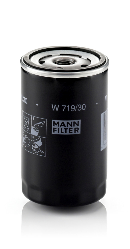 Oil Filter - W 719/30 MANN-FILTER - 034115561A, 1J878-32431, 06A115561
