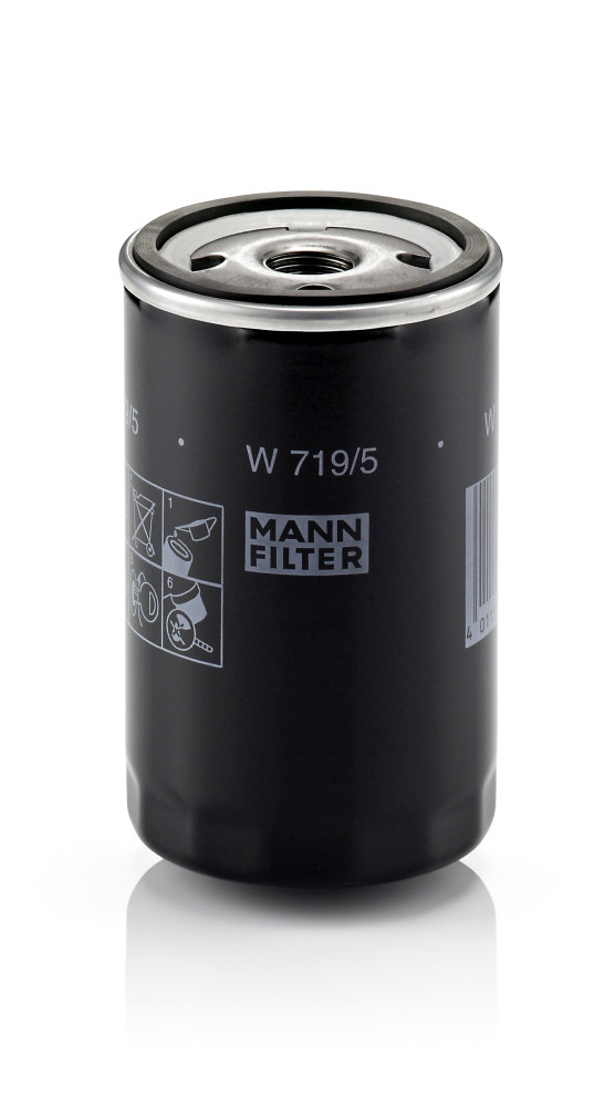 Oil Filter - W 719/5 MANN-FILTER - 0000801382, 0028115351, 01172346