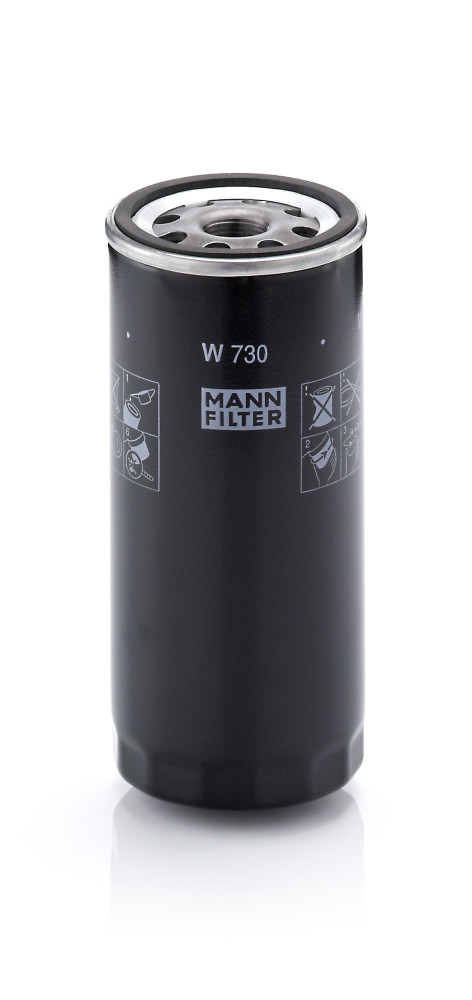 Ölfilter - W 730 MANN-FILTER - 92810720107, 928.107.201.03, 928.107.201.04