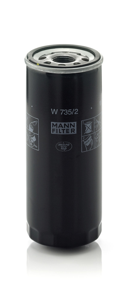 W 735/2, Oil Filter, Oil filter, MANN-FILTER, 077115561G, 041-8172, 0451103348, 15567, 172252, 23.464.00, ADV182141, ELH4311, FX20004, H14W22, L45408, LF546, OP526/4, S3464R, SM176, SO8545, V10-1651, VFL565, WL7230, X4060E, Z363, ZP3098, 23.464.40, P3348