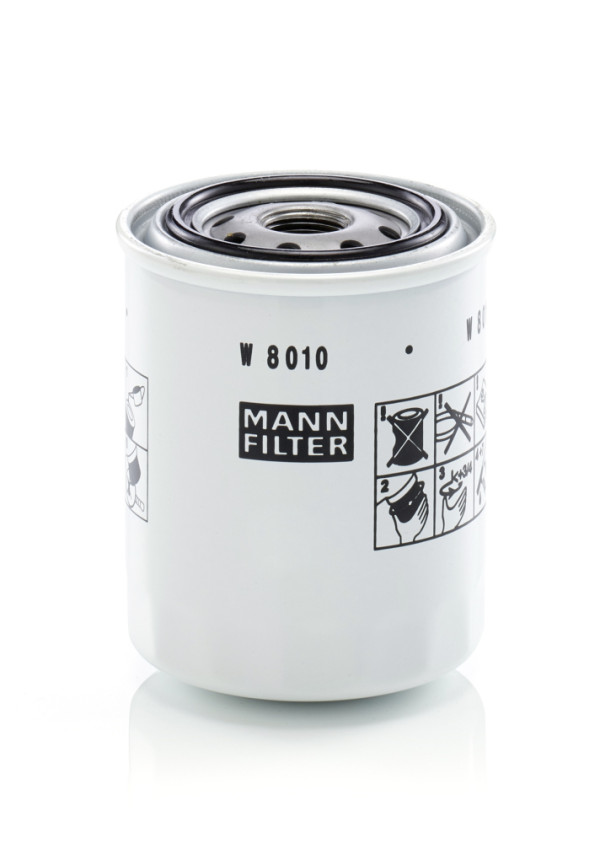 Oil Filter - W 8010 MANN-FILTER - 1771-510-251-00, 2446U215S5, 51367