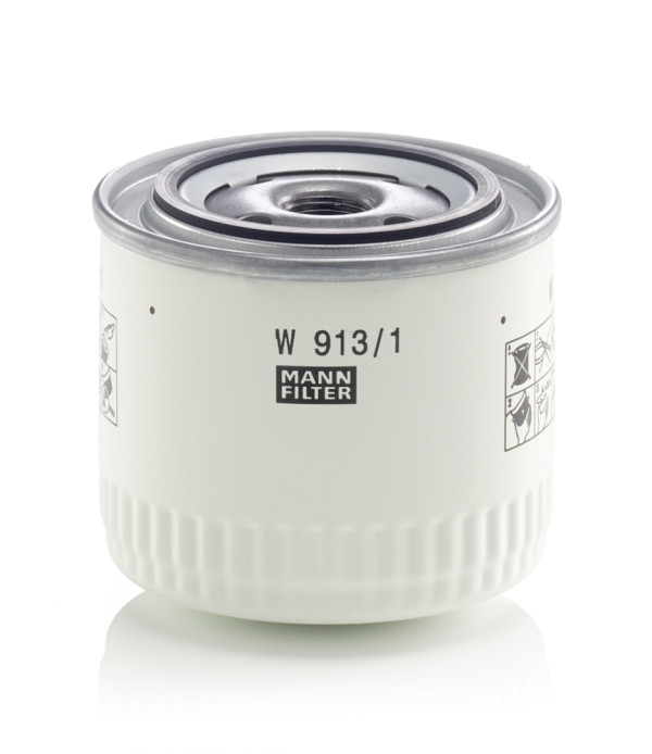 W 913/1, Oil Filter, Oil filter, MANN-FILTER, 16414-32430, HH164-32430, W21ES-01640, 4812156259, 51358804, 54-1732132430, C-7926-V8, H483W, LF3706, P550939