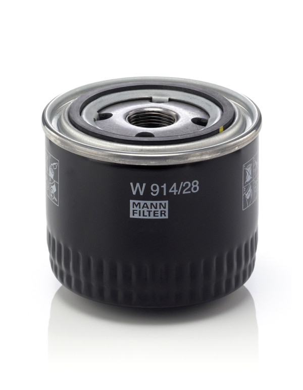W 914/28, Oil Filter, Oil filter, MANN-FILTER, 2995811, 5801985959, 500038751, 6001073426, 500040977, 71779555, 504091563, 8094872, 0986627652, 1535506, 15565, 2143220007, 2316, 23.489.00, 33772, 37933772, 4501-OS, 586098, 62004, 7.59007, ADL142109, B7496, BC-1359, COF101107S, DO1835, ELH4409, EOF228, FO581, FT3584, FT5843