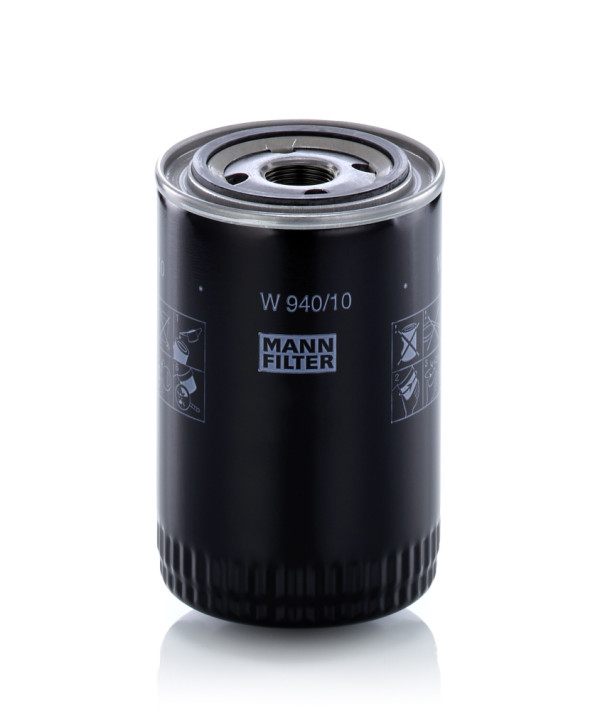 W 940/10, Oil Filter, Oil filter, MANN-FILTER, 132.00.00.70726, 3692555M91, 84269161, 102173, 1535329, 22545867, 4700940985, C45200, LF16173, LFP8340, SFO0726, Z618, Z659
