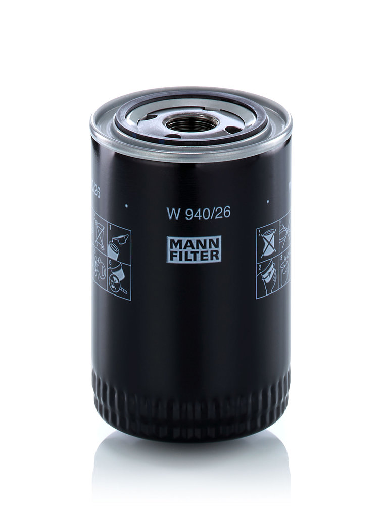Ölfilter - W 940/26 MANN-FILTER - 118.796, 193.309, 0451203232