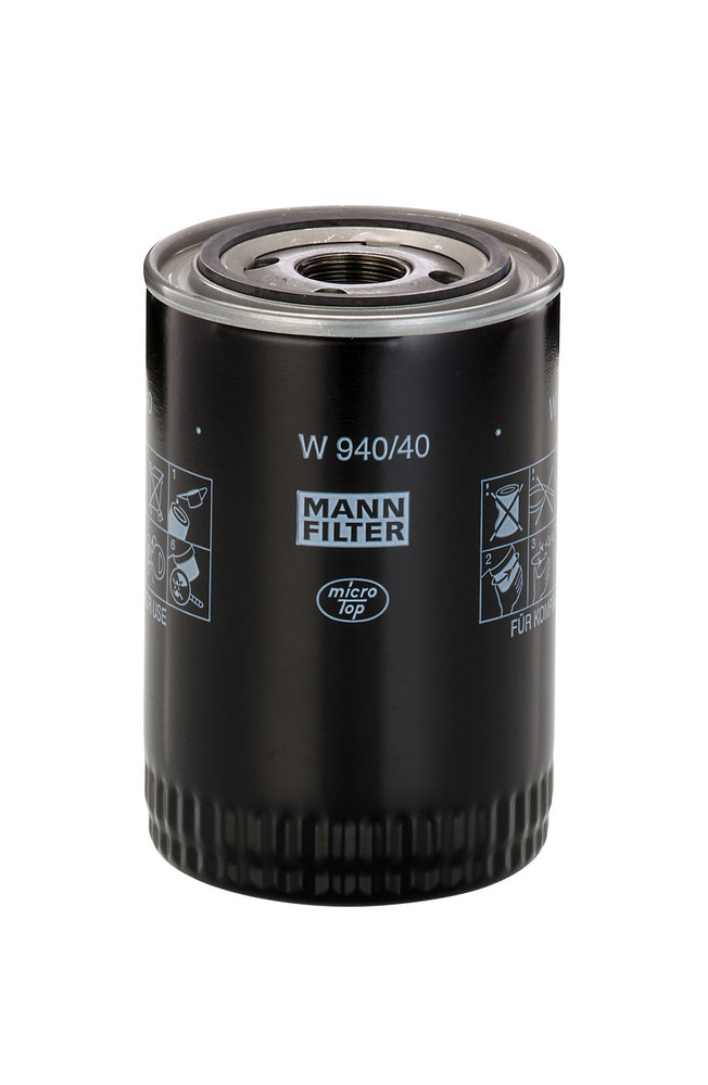Ölfilter - W 940/40 MANN-FILTER - 0480.3500.0