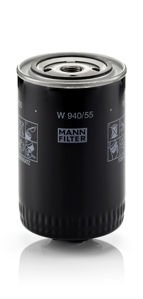 W 940/55, Oil Filter, Filter, MANN-FILTER, 32501756, 68521824, 99219-074, LF3402, 85052744