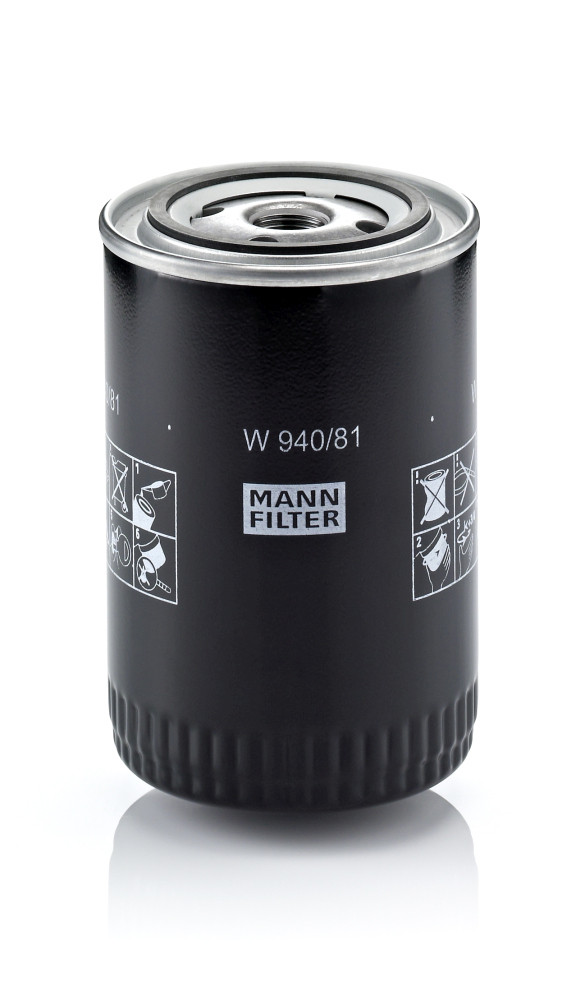 W 940/81, Ölfilter, Ölfilter, MANN-FILTER, 11501-00381, 15600-41010, ZZL0-14302, 15600-40010, 15600-87320, 15601-44010-000, 15600-41020, 15601-44011, 15600-44010, 42511-834, 15600-50010, 99142-51183-400, 15600-76003-71, 15601-20550, 15601-20550-71, 15601-30010, 15601-41010, 15601-44010, 15601-44010-83, 15601-76003, 15601-76003-71, 15601-78101-71, 15601-96101, 90915-40002, 90915TD004, 052-OS, 0986452001, 10-02-204, 14105540, 23.214.00