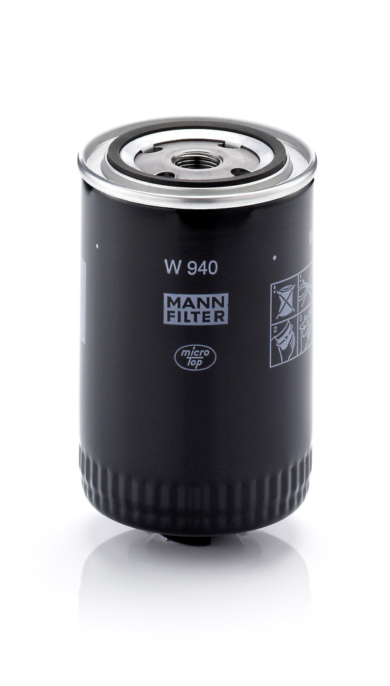 W 940, Ölfilter, Ölfilter, MANN-FILTER, 00.02415-1017, 0005151017, 0005721190, 0009830607, 0021844001, 081-2684, 1031337M91, 1-2101-340-128.00, 122-0193, 12272453, 132011, 1498028, 1521132431, 162.1224M1, 162709A, 209.07.36, 2349001, 2.4419.150.1, 405416136, 4134-473, 5221313, 5502094, 5579970, 5926021, 6.0541.18.0002, 731094, 7701029280, 901.107.203.02, 9414100922, 95655000