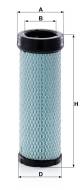 Sekundärluftfilter - CF 12 004 MANN-FILTER - 300-11897, 49766, A-57280