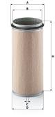 Secondary Air Filter - CF 1620 MANN-FILTER - 81.08304-0069, 81.08304-0073, 1514026