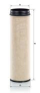 Secondary Air Filter - CF 1760 MANN-FILTER - 0027024290, 05821498, 10802655