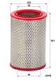 Luftfilter - C 1369 MANN-FILTER - 0010942304, 616.108.931.00, A0010942304