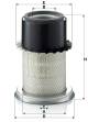 Luftfilter - C 16 150 MANN-FILTER - 3515586M1, 3595503M1, 1534878