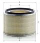 Filter, interior air - C 20 019 MANN-FILTER - AH115833, 1534898, 46468