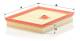 Luftfilter - C 2695/2 MANN-FILTER - 1370940004, 1370940104, A1370940004