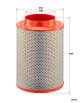 Luftfilter - C 31 1195/1 MANN-FILTER - 0180945802, 12344436, 40000266