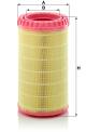 Air Filter - C 35 2260/2 MANN-FILTER - 12216895, 12216896