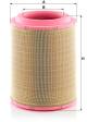 Luftfilter - C 37 1930/2 MANN-FILTER - 106-3969, 1534974, 27.A35.00
