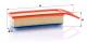 Luftfilter - C 38 130 MANN-FILTER - 100368, 30.B27.00, 9804875680