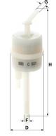Filter, fuel tank bleeding - C 52/1 MANN-FILTER - 104682, 1534981, 21064484