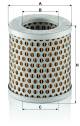 Luftfilter - C 75/4 MANN-FILTER - 0001310097, 1263113, EAC5041