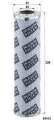 Filter, operating hydraulics - HD 1066 MANN-FILTER - 7889660, DHD660G10B, HF30279