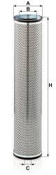 Filter, Arbeitshydraulik - HD 10 001 MANN-FILTER - 7010316, W01AG213, WG213