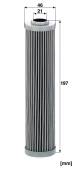 Filter, Arbeitshydraulik - HD 414/2 MANN-FILTER - 0731942, 0.900.1422.9, 90014229