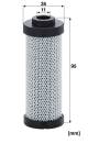 Filter, Arbeitshydraulik - HD 45/3 MANN-FILTER - 11988322, 13977442, 30623