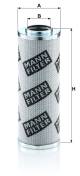 Filter, Arbeitshydraulik - HD 8002 MANN-FILTER - 6005022975