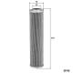 Filter, Arbeitshydraulik - HD 863/1 MANN-FILTER - 14841306V, 78660C1, 891018SMX6NBR