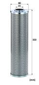Filter, operating hydraulics - HD 946/2 MANN-FILTER - 0003636634, 12SX8903, 4110470A